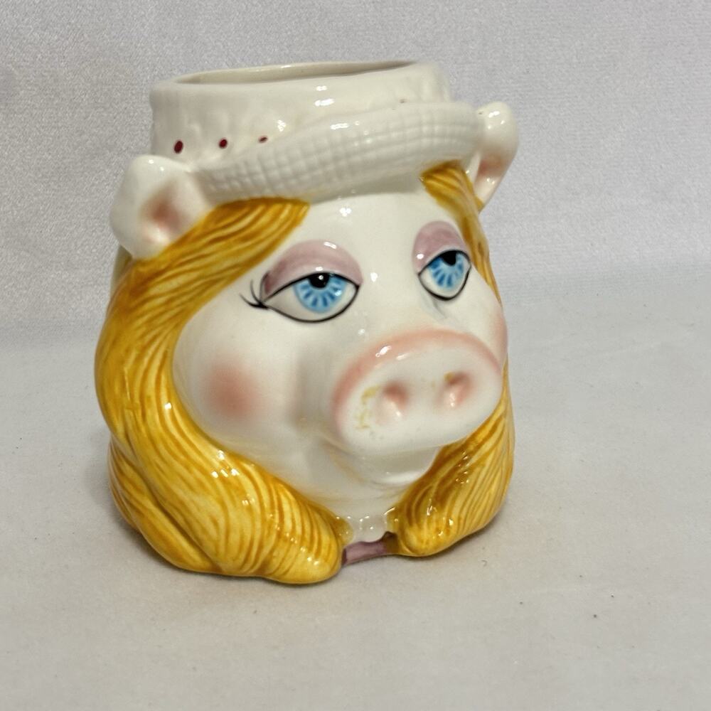 Vintage Miss Piggy Mug Coffee Cup Jim Henson Muppets Sigma Taste Setter Ceramic